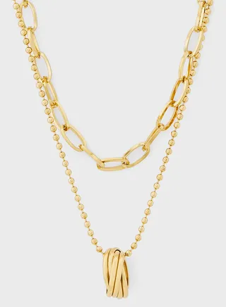 Layered Pendant Necklace