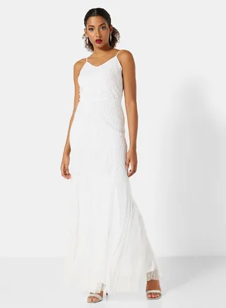 Mae Embroidered Maxi Dress 