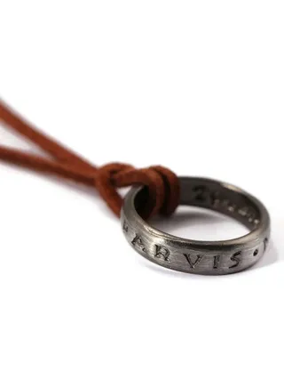 Alloy Waters Drake Ring Pendant Necklace 