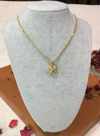 Elegant 18k Gold Plated Necklace For Women 