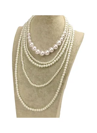 Multi Layer Pearl Necklace 