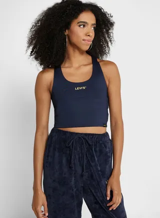 Knitted Crop Tank Top 
