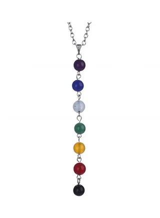 Chakra Healing Natural Stone Necklace 11 centimeter 