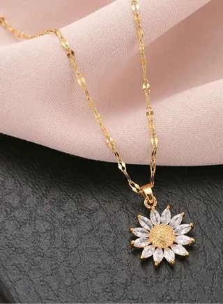 Elegant Gold Plated Necklace For Women 