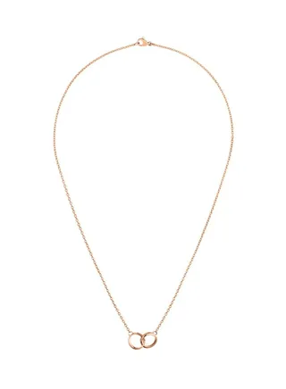 ELAN solidarity rose gold necklace 