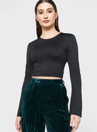 Open Back Tie Detail Top 