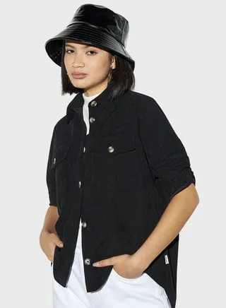 Button Down Pocket Detail Shirt 