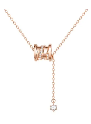 Gold Pendant Necklace in Exclusive Fashion Design 