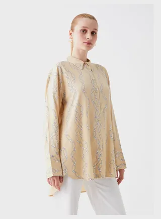 Button Detail Top Shirt 