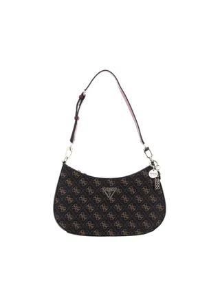 Top zip shoulder bag 