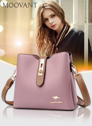 Premium Leather Women Shoulder Bag Women's Handbag Elegant Patent Leather Bag Waterproof Tote Bag Women Large Capacity Bucket Bag with 2 Shoulder Straps Purple 