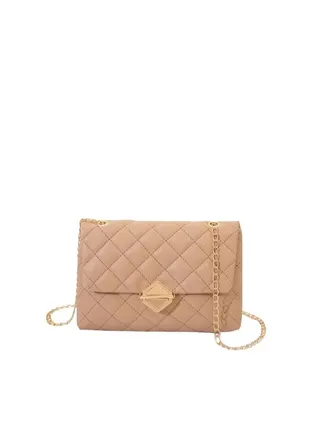 Beige shoulder bag for women 