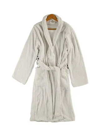 Comfort Soft Bathrobe Off-White 3XLcm 