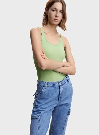 Scoop Neck Tank Top 