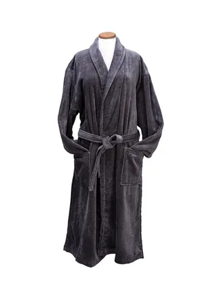 Bath Robe Grey Large 