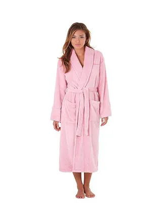 Hooded Bathrobe Pink 