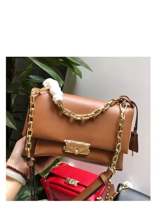 Michael Kors Cede Medium Flap Chain Shoulder Bag 