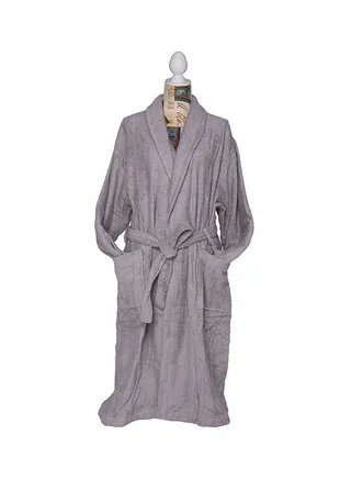Bath Robe Grey Large 