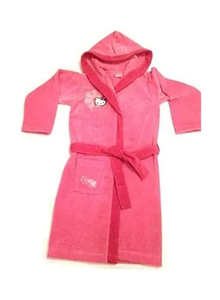Bath Robe For Girls, Size 10-12 Years Burns Girls Pink 