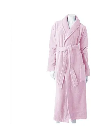 Cotton Bath Robe Pink 