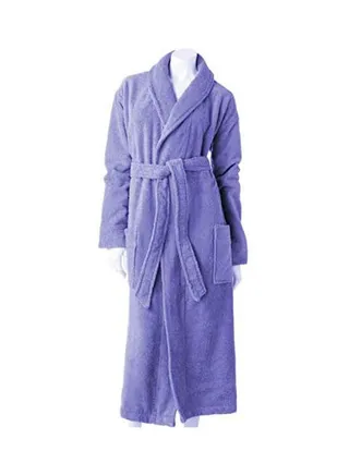 Cotton Bath Robe Purple 