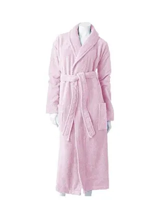 Cotton Bath Robe Pink 