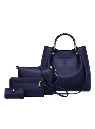 4-Piece Composite Bag Set Blue 