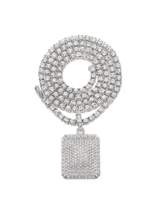 Metal Fully -Jewelled Stone Necklace 