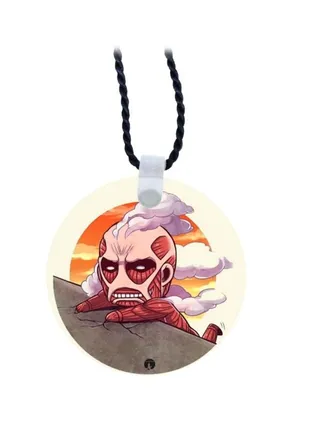 Anime Attack On Titan Wooden Pendant 