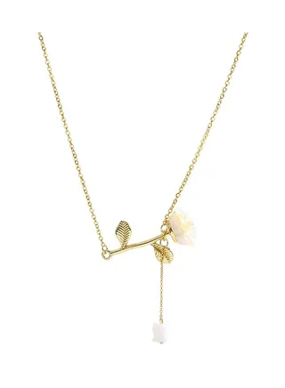 Geometric Zircon Octagram Titanium Steel Necklace 