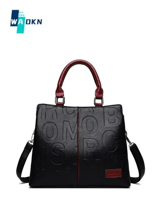 Women's PU Leather Casual Shoulder Bag, Ladies Large-capacity Multi-compartment Handbag Tote Bag Clutch Bag, Soft Embossed Travel Crossbody Bag Sling Bag Side Bag Carry Bag 