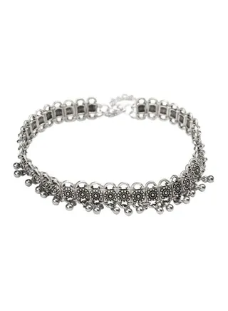 Alloy Tocona Flower Choker Necklace 