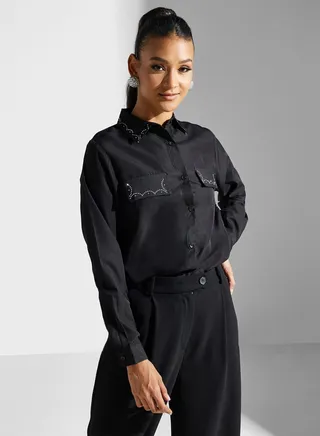 Embellished Detail Shirt 