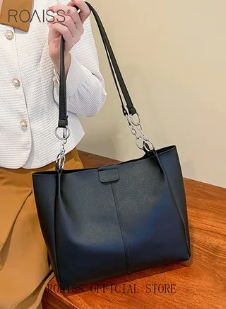 Women's Large-Capacity Bag All-Match Commuter Shoulder Bag Student Tote Bag 