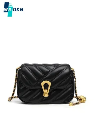 Niche Bag Women's Summer New Trendy High-end Texture Small Fragrant Rhombus Chain Bag Shoulder Bag Messenger Small Bag 