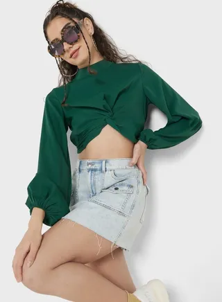 Urban Minx Puff Sleeve Top 