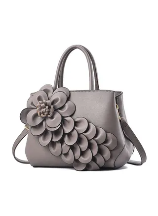 Designer Shoulder Bag Grey 
