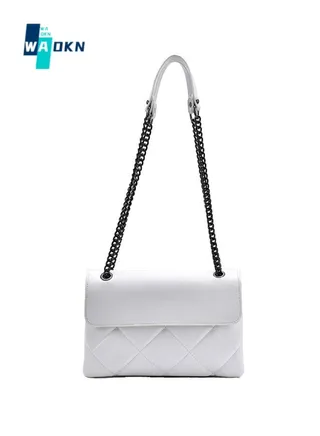 Women's New Fashion Texture Shoulder Bag,Ladies Simple and Versatile Chain Crossbody Bag Sling Bag Side Bag Underarm Bag 