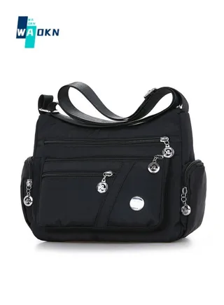 Fashion Ladies Shoulder Bag Waterproof Nylon Oxford Messenger Bag Handbag Large Capacity Travel Bag Shoulder Bag 