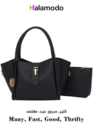 Black Ladies Commuting Casual Handbag 