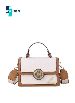 Women's Retro Texture Shoulder Bag, Ladies Simple Top Handle Crossbody Bag Sling Bag Side Bag, Contrasting PU Leather Tote Bag Handbag Clutch Bag 