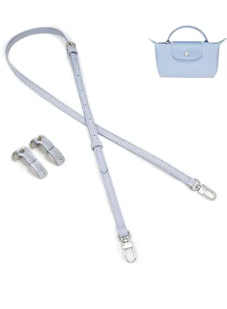 Skycare Genuine Leather Purse Straps - Adjustable Shoulder Strap for Longchamp Mini Bags 