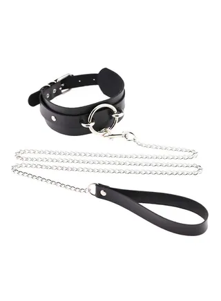 Leather Adjustable Necklace Neckband Collar Choker 