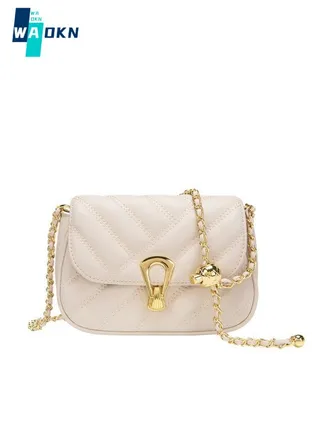 Niche Bag Women's Summer New Trendy High-end Texture Small Fragrant Rhombus Chain Bag Shoulder Bag Messenger Small Bag 