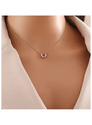 Trendy Stainless Steel Gold Plated Necklace For Women 