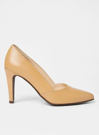 Mastea Leather Pumps Brown 