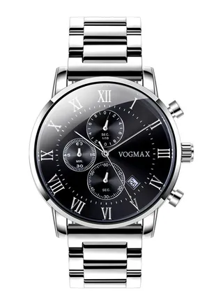 Sliver Watch Men Luxury Creative Stainless steel Business Man Watches Waterproof Sport Wrist Watch 