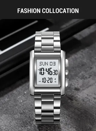 Watches for Men Water Resistant Stainless steel Digital Watch 2273 