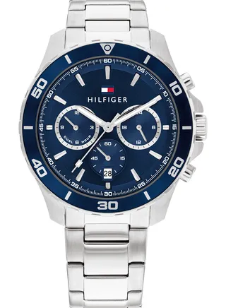Men's Analog Round Shape Stainless Steel Wrist Watch 1792094 - 43 Mm 