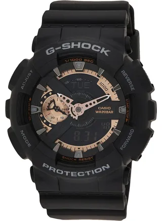 Casio G-Shock Ana-Digi World Time Black Dial Men's Watch 